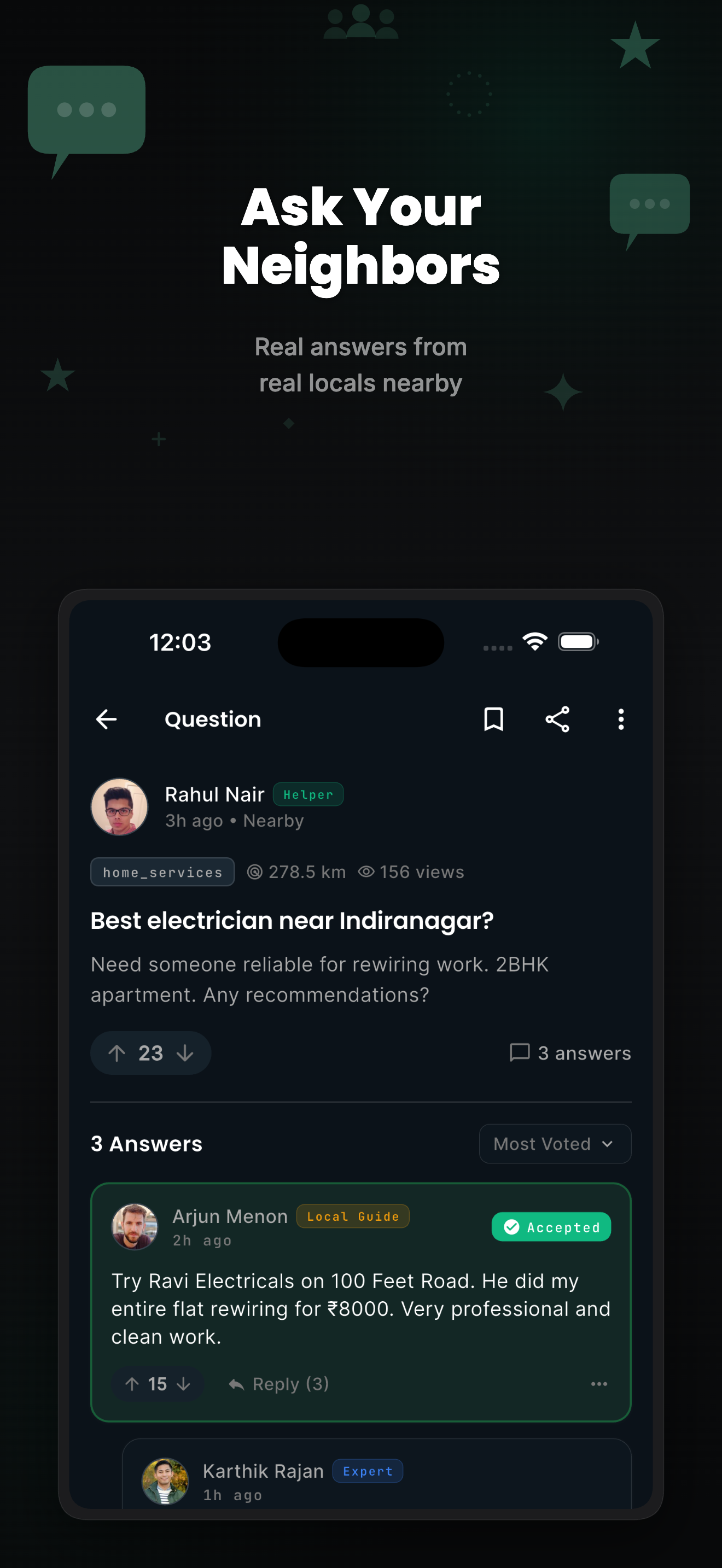Ask Your Area — Q&A